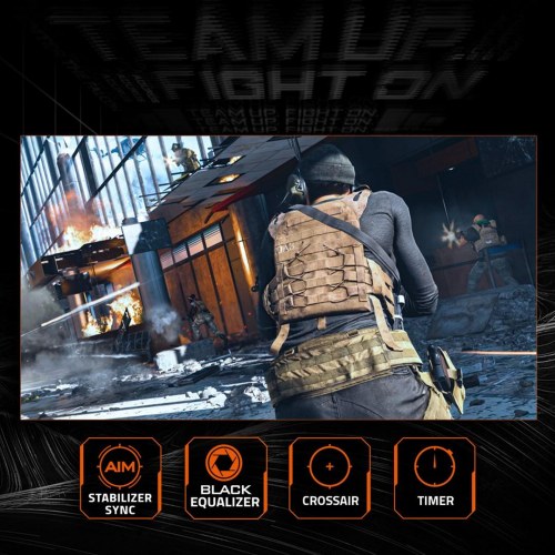 Gigabyte GS27QA 27" QHD gaming-skærm – 180 Hz, 1 ms, sort