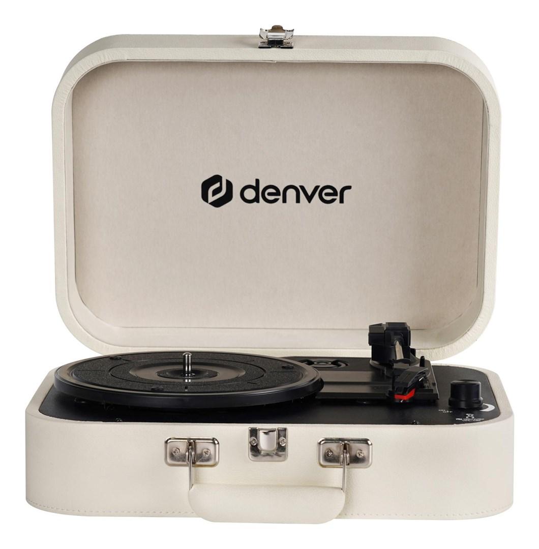 Denver VPL-130 pladespiller med USB - beige billede