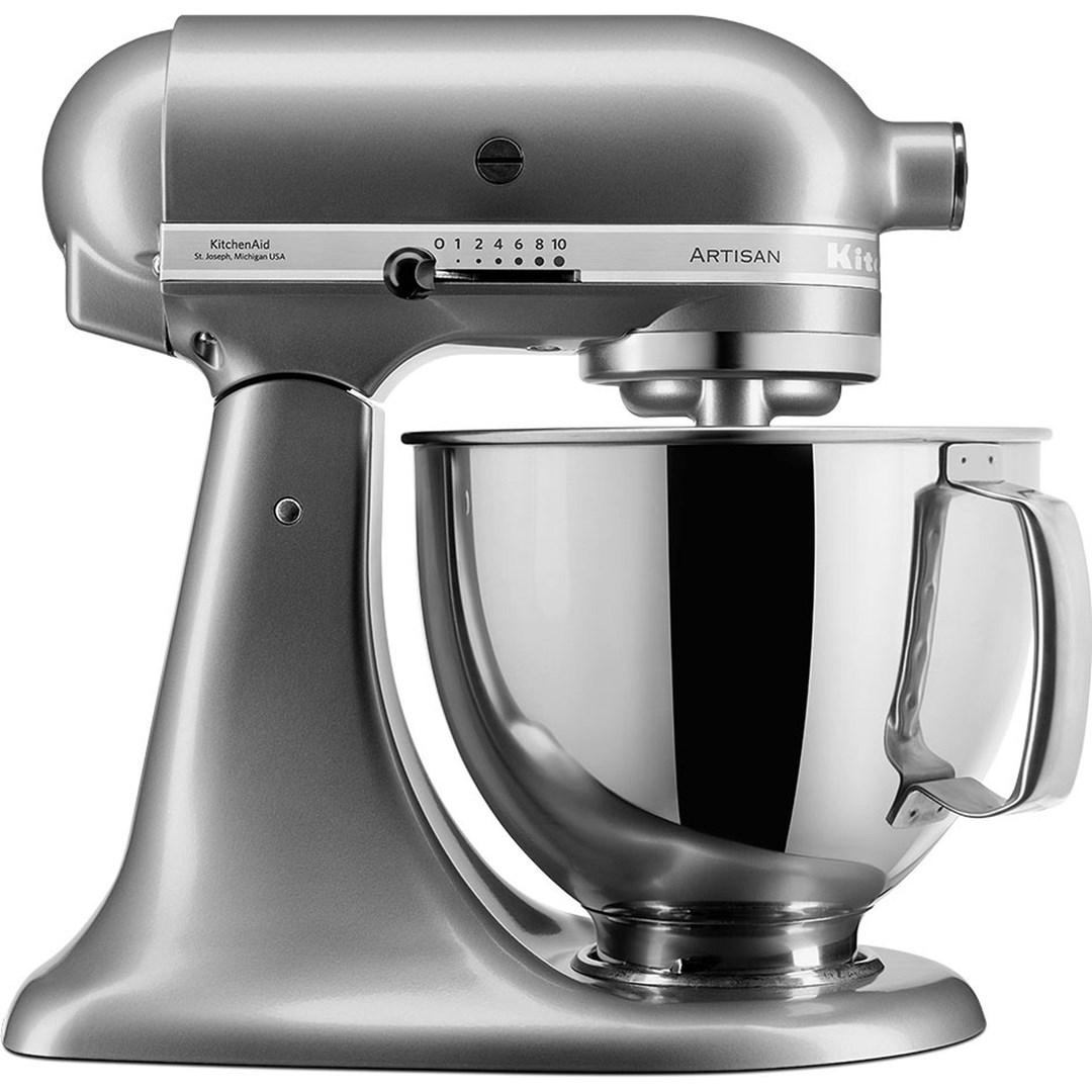 KitchenAid Artisan 5KSM175 køkkenmaskine med ekstra tilbehør 4,8 L Contour silver