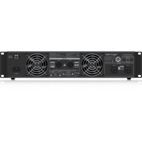 Behringer NX6000D – 2-kanals klasse D forstærker, sort