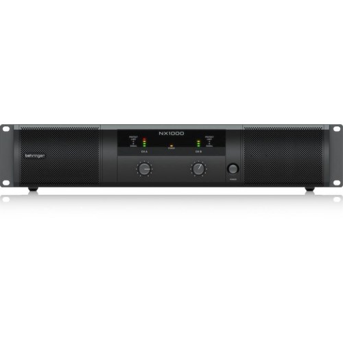 Behringer NX1000 effektforstærker til scene – sort