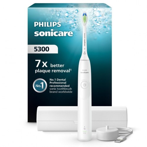 Philips Sonicare Series 5300 HX7108/02 – genopladelig sonisk eltandbørste (hvid)