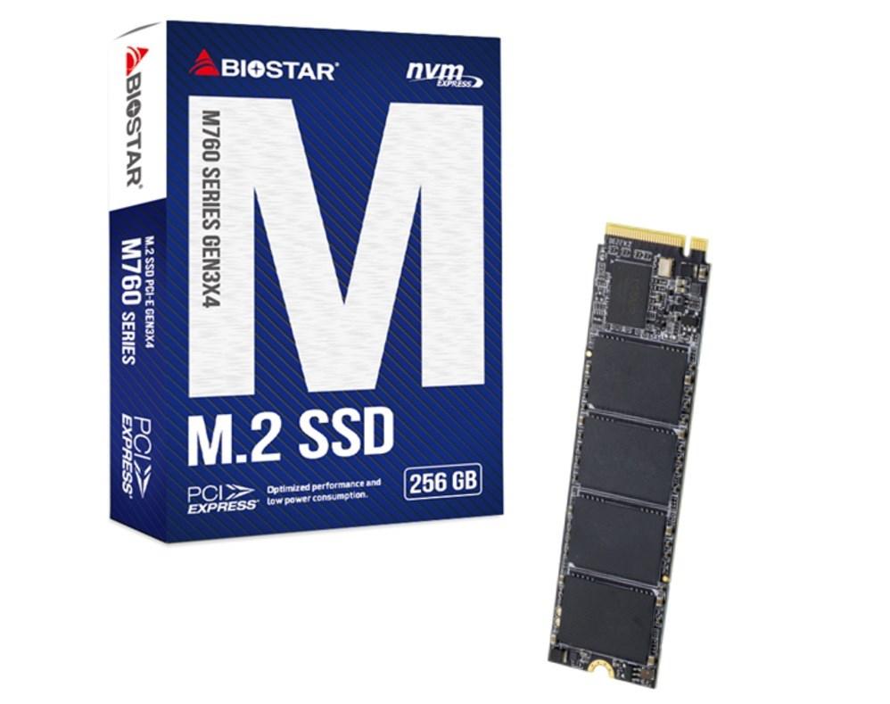 Biostar M760 M.2 NVMe SSD 256 GB (PCIe Gen3x4)
