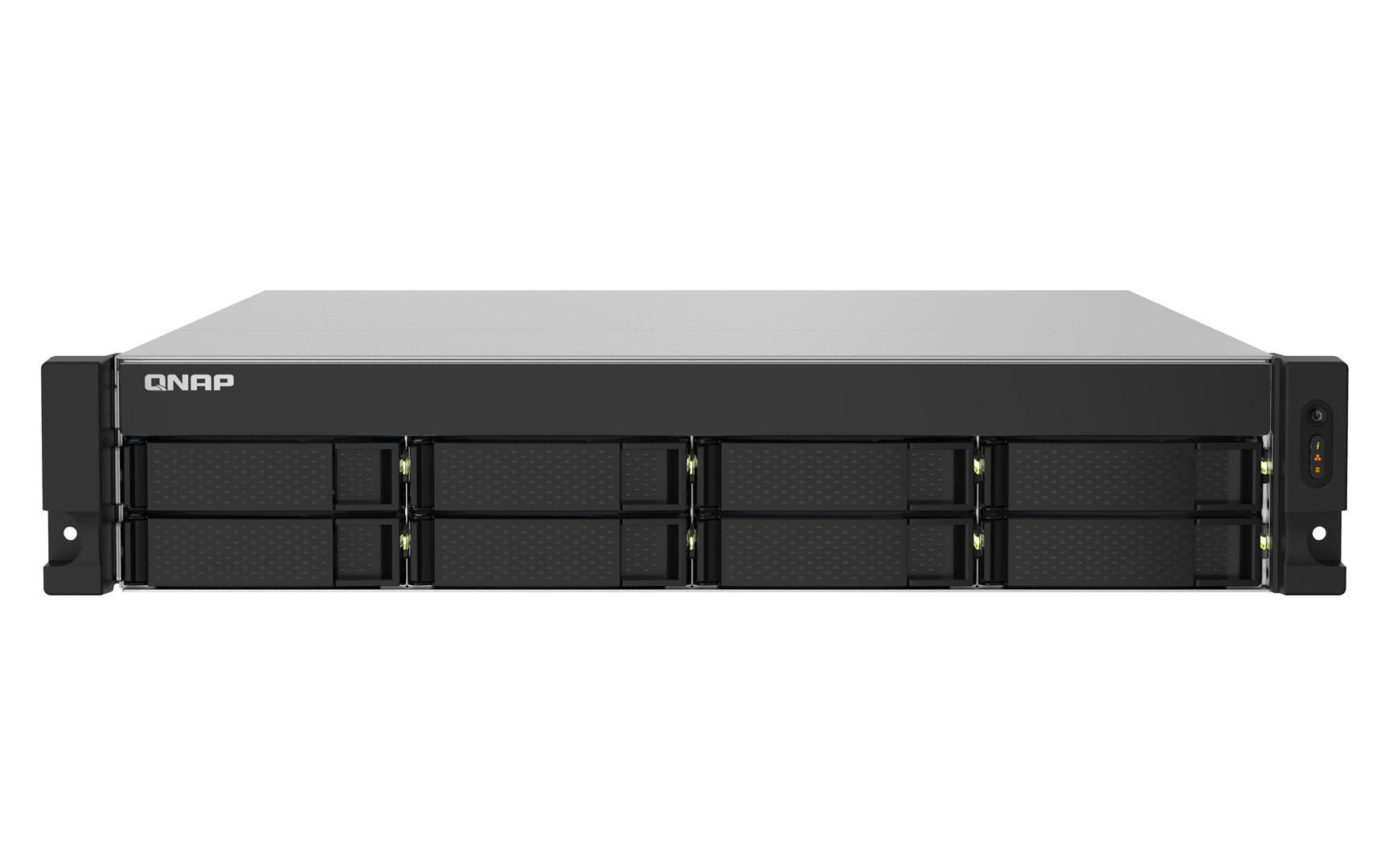 QNAP TS-832PXU 2U rackmonteret NAS - AL324, 4 GB DDR4, 0 TB billede