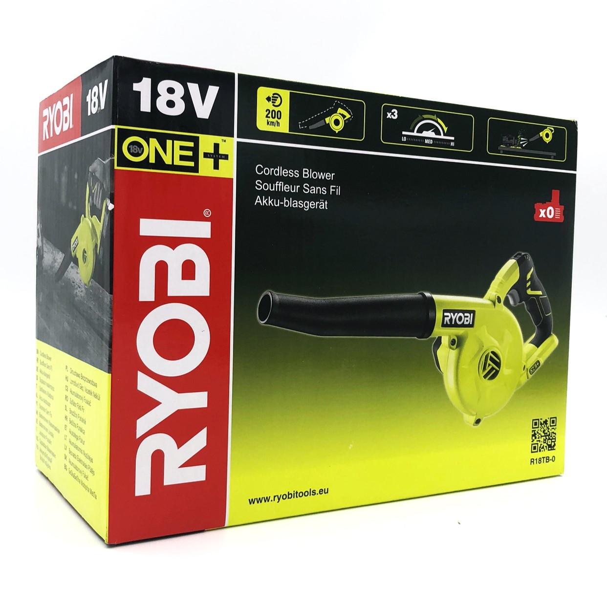 Ryobi One+ R18TB-0 løvblæser 18 V, ledningsfri (uden batteri)