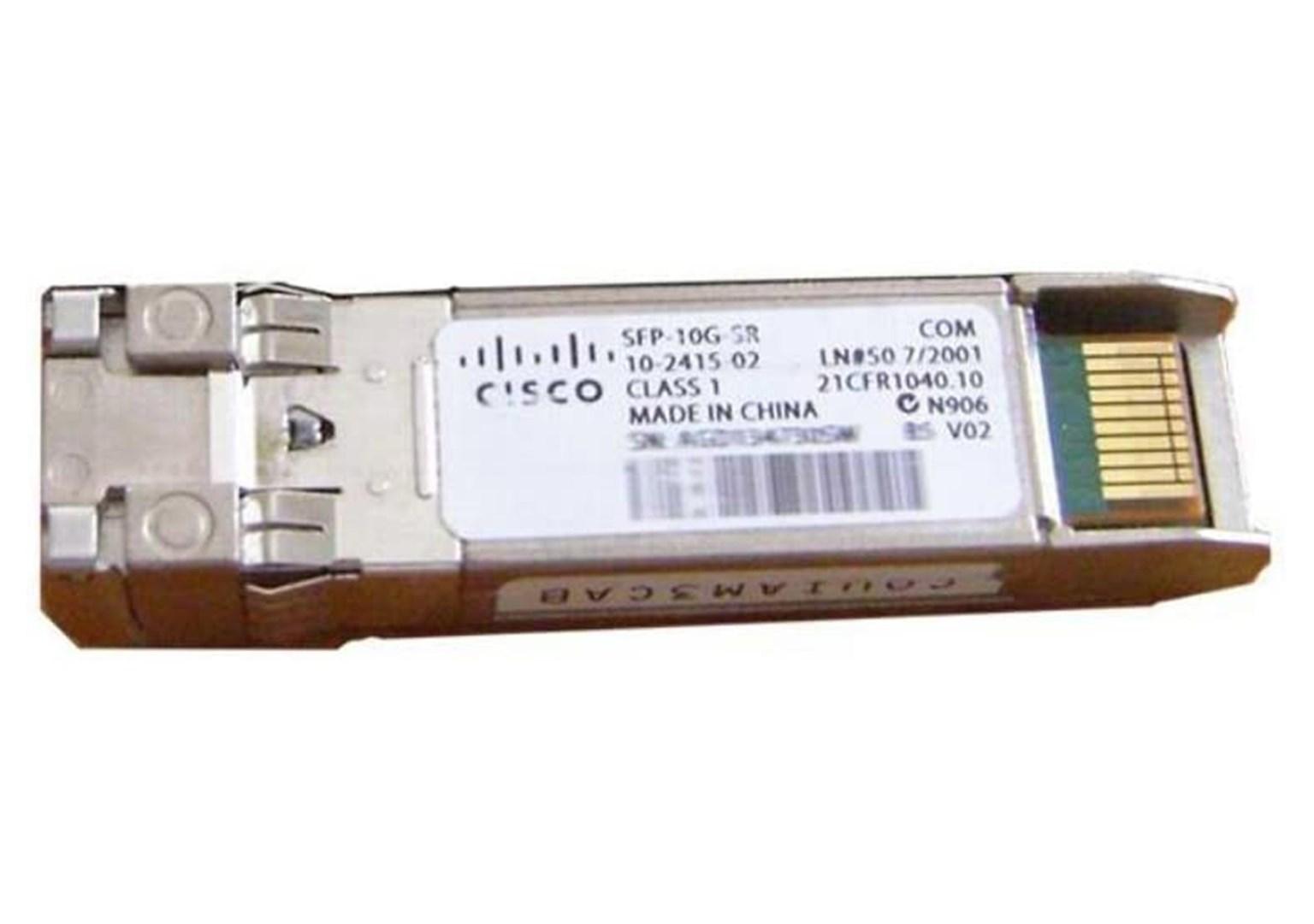 Cisco SFP-10G-SR-S - 10GBASE-SR S-Class SFP+ transceiver til 10 Gigabit Ethernet, hot-swappable billede