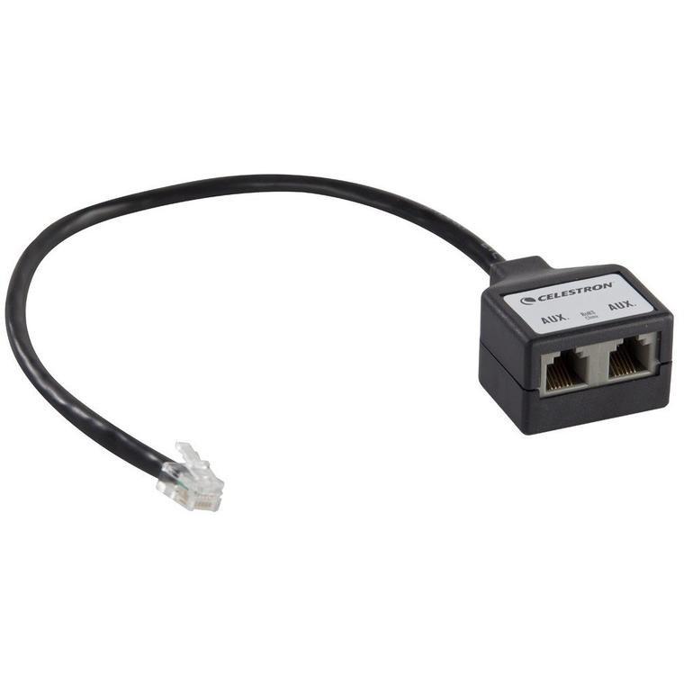 Celestron AUX Port Splitter - AUX-port splitter, sort billede