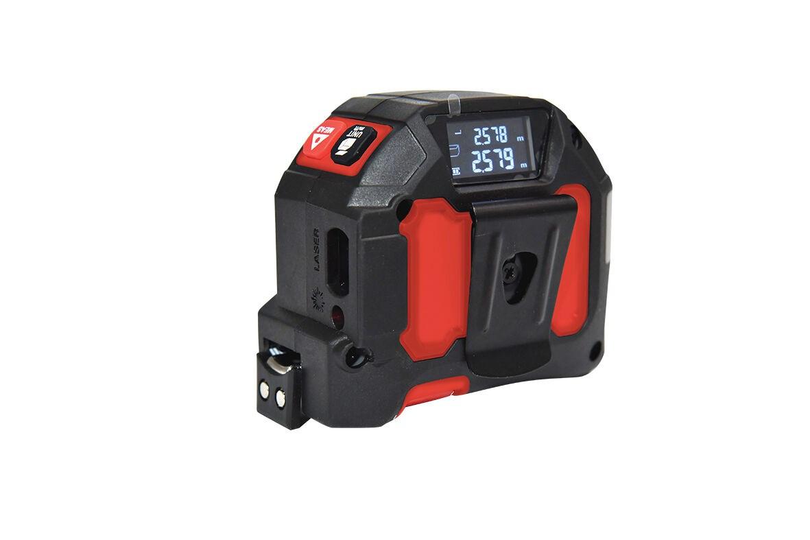 Laserafstandsmåler DL-40M5 med 5 m målebånd