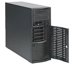 Supermicro SuperChassis 733TQ-668B midi-tower - sort, 668 W billede