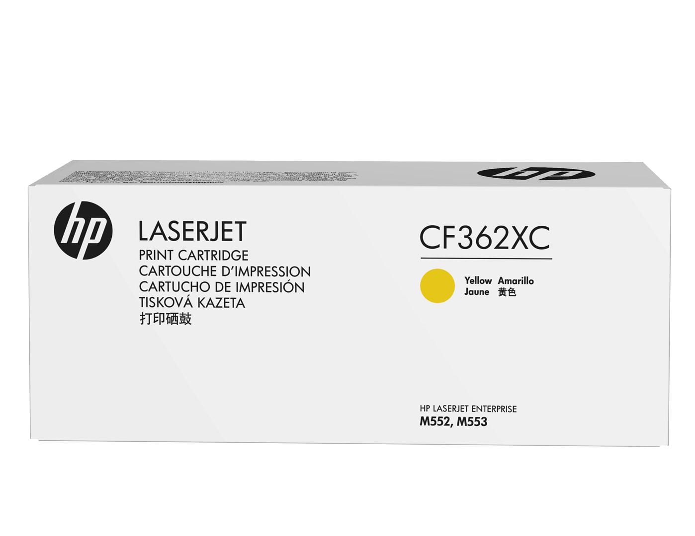 HP CF362XC gul toner – høj kapacitet til LaserJet (1 stk)