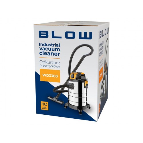 BLOW WD3300 industristøvsuger med 230 V stik – 1300 W, 25 l våd/tør