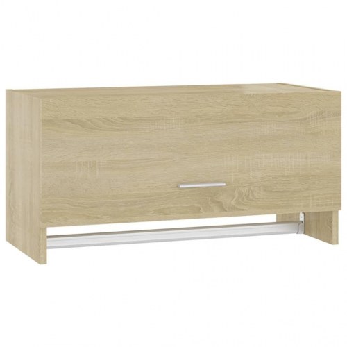 Garderobe 70x32,5x35 cm konstrueret træ sonoma-eg