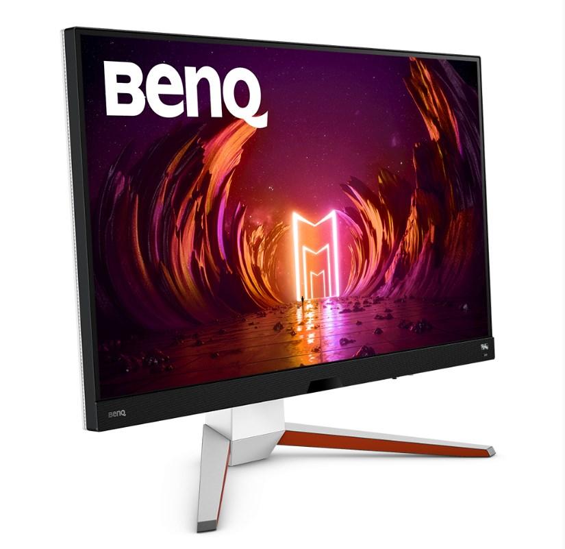 BenQ EX3210U 32" 4K IPS gaming-skærm - 144 Hz, HDR, hvid billede