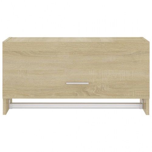 Garderobe 70x32,5x35 cm konstrueret træ sonoma-eg