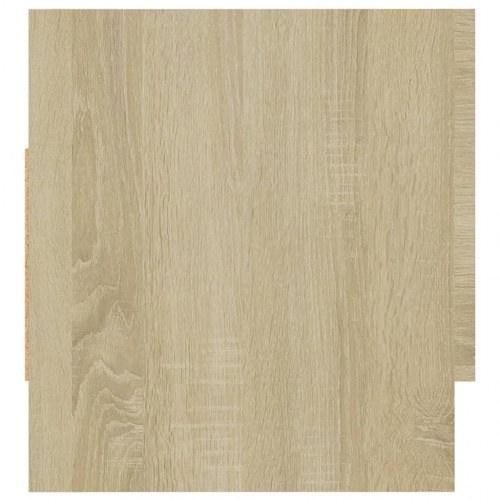 Garderobe 70x32,5x35 cm konstrueret træ sonoma-eg
