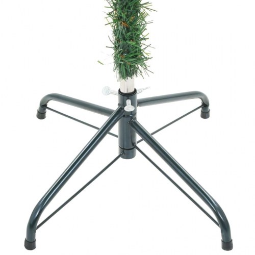 Kunstigt juletræ med lys og kuglesæt 180 cm 564 grene