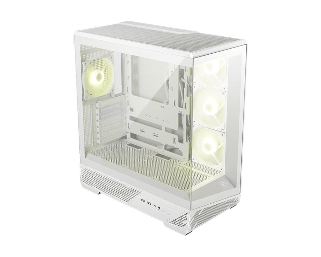 MSI MAG PANO 130R PZ White - Midi Tower pc-kabinet (hvid) billede