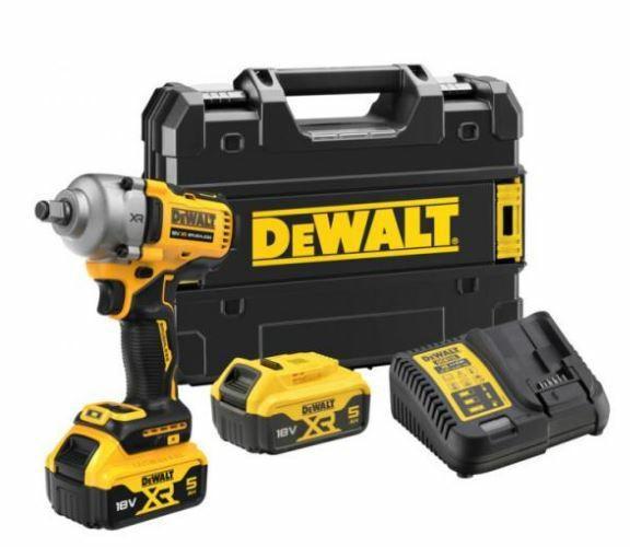 DeWALT DCF921D2T-QW slagnøgle 18 V XR med 2 batterier og lader