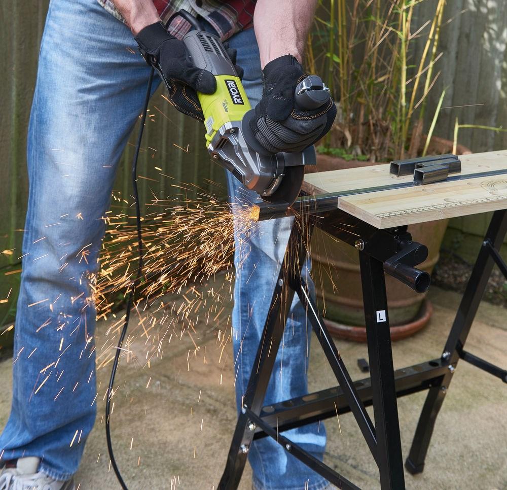 RYOBI RAG800-125G vinkelsliber 800 W - 125 mm billede