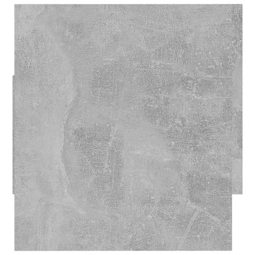 Væghængt garderobeskab 70 × 32,5 × 35 cm - konstrueret træ, betongrå