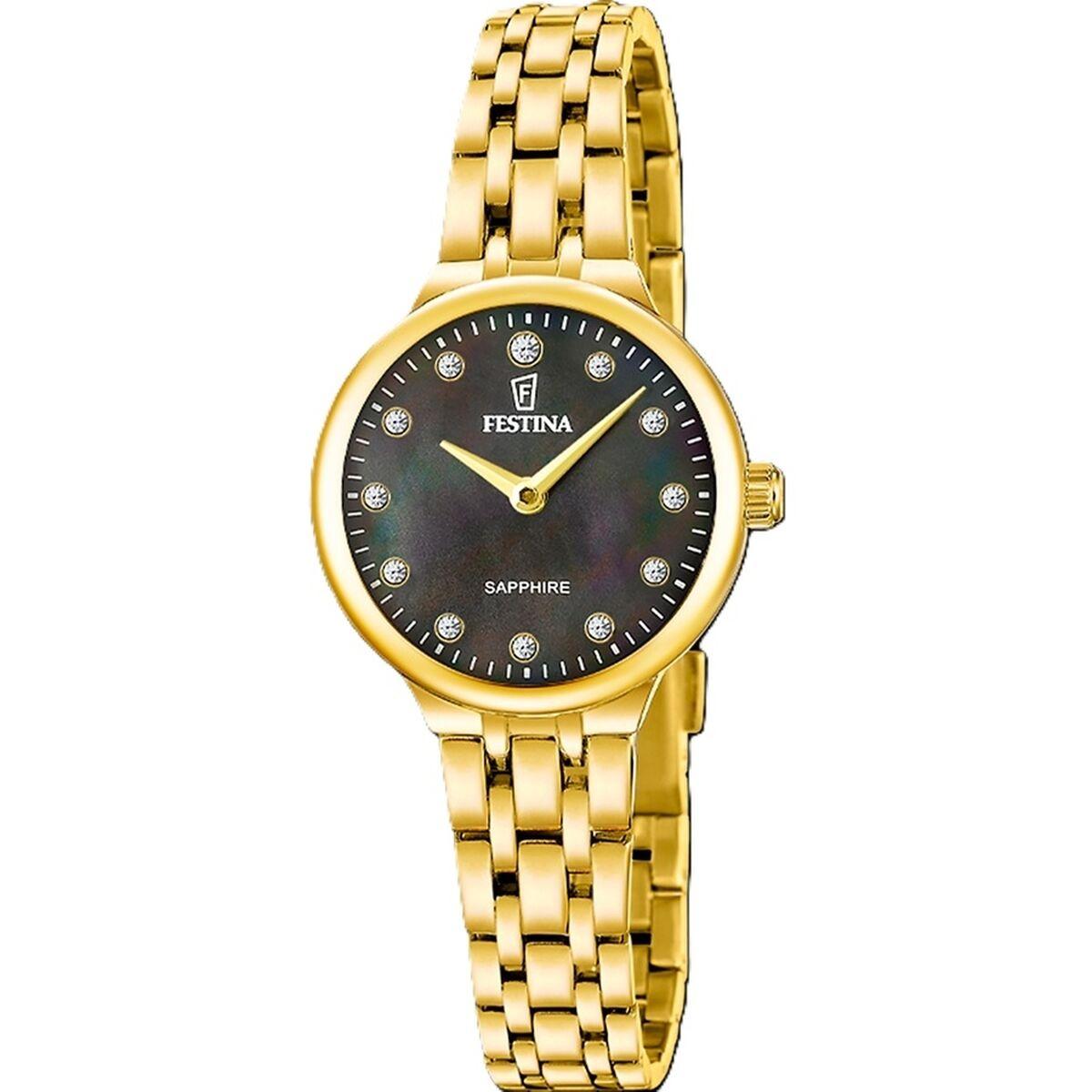 Festina F20745/4 dameur - gyldent armbåndsur