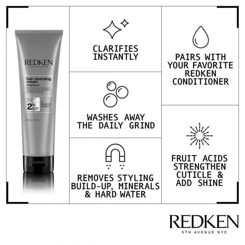 Redken Hair Cleansing Cream shampoo - dybderensende 250 ml