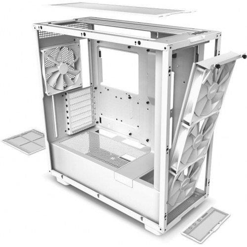 NZXT H7 Elite 2023 - hvid miditower E-ATX kabinet med glas