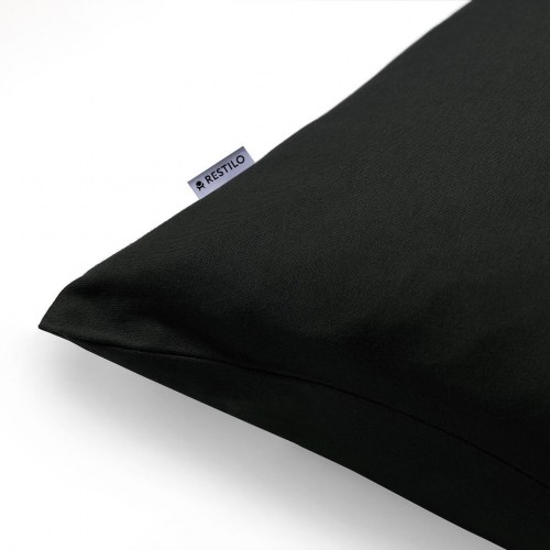 DecoKing AMBER pudebetræk 40×145 cm - sort jersey, klassisk stil (2 stk.)