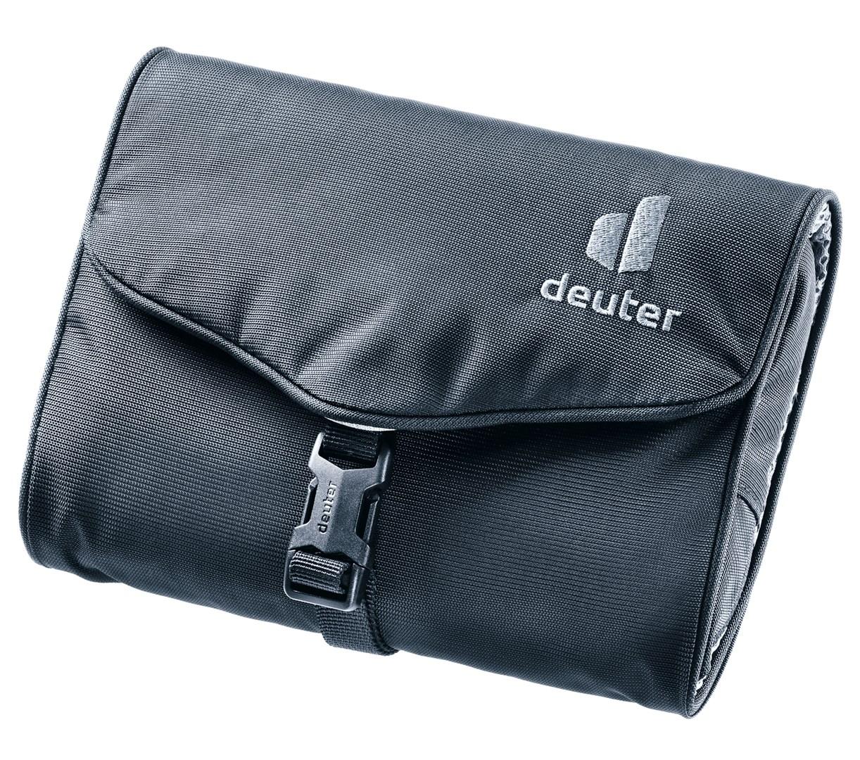 Deuter Wash Bag I – foldbar toilettaske, 1 l (sort)