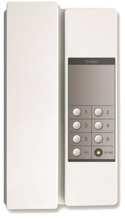 COMMAX TP-6RC dørtelefon med 6 opkaldstaster