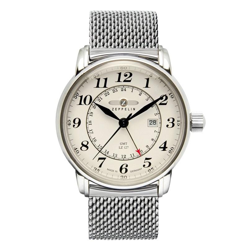 Zeppelin LZ127 7642M-5 quartz herreur med mesh-rem