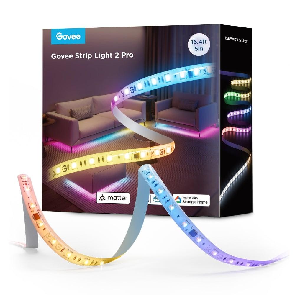 Govee Strip Light 2 Pro LED-lysbånd 5 m – RGB og varm hvid