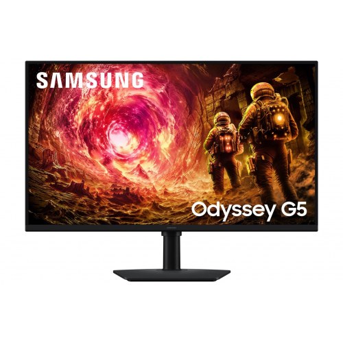 Samsung Odyssey G5 32" gaming-skærm – 2560 × 1440 QHD, 180 Hz, IPS, sort