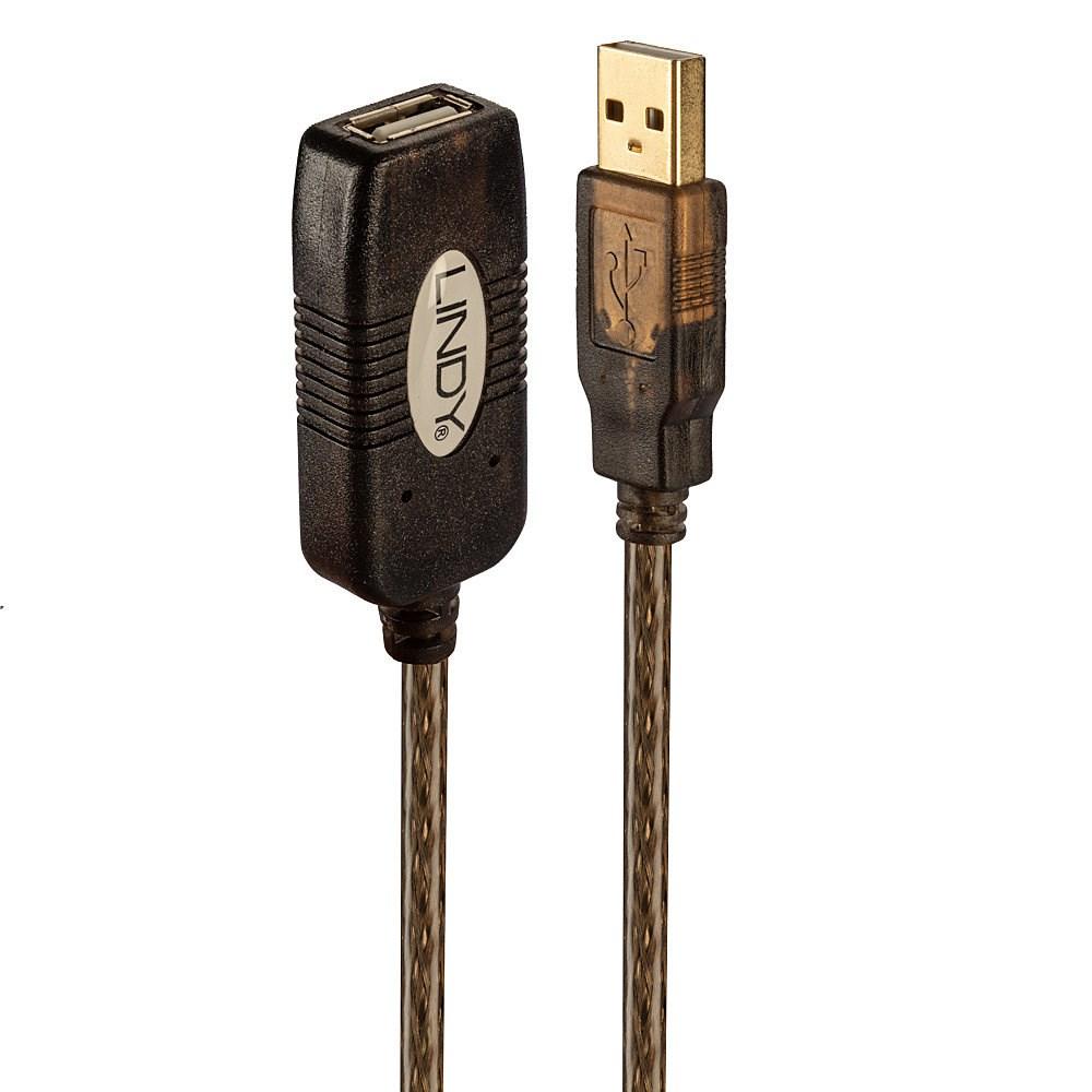 LINDY USB 2.0 aktiv forlængerkabel - 20 m billede