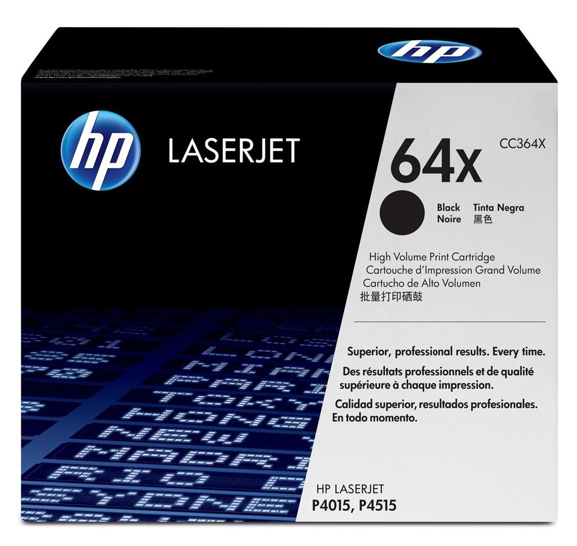 HP 64X sort højkapacitets LaserJet toner - original billede