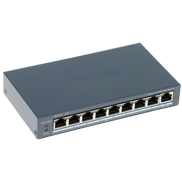 Hikvision DS-3E1309P-EI(B) – 8-port Fast Ethernet PoE smart switch