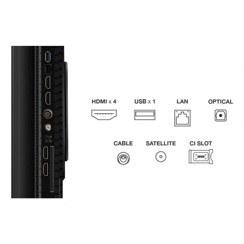 TCL 55P8K 55" 4K QLED HDR Smart TV med Google TV