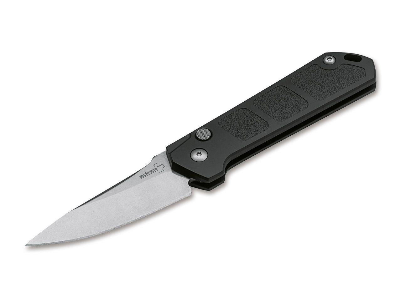 Böker Plus Kihon Auto foldekniv – Stonewash, AUS-8