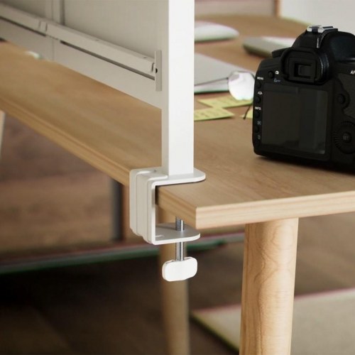 Ergo Office ER-301 W bordskærm/organizer med whiteboard - 111,6 cm, hvid, maks. 10 kg