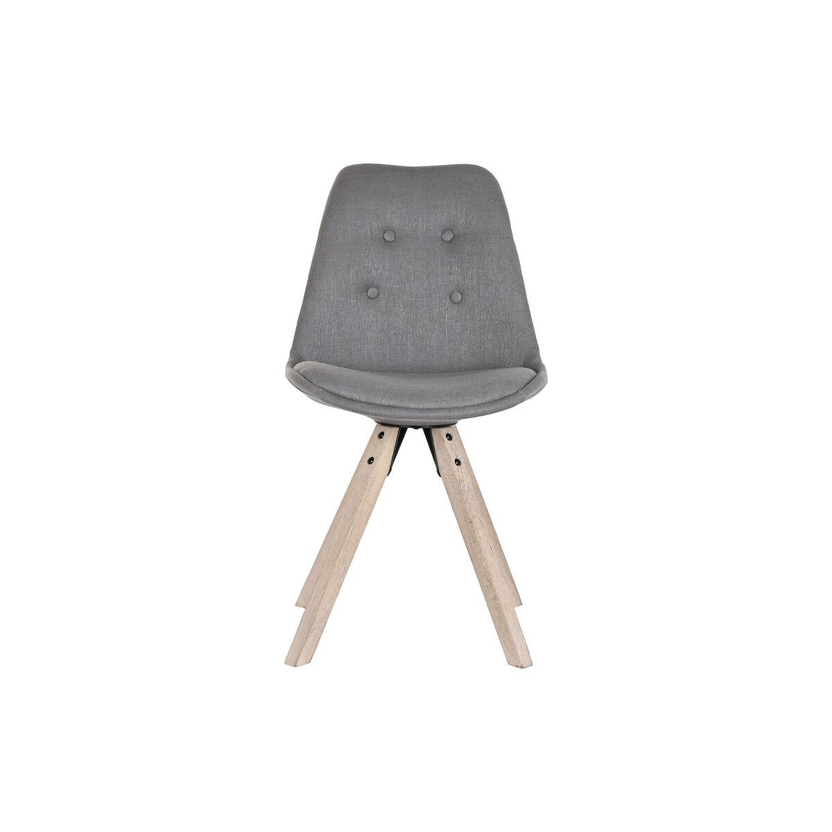 Spisebordsstol - grå, skandinavisk design (OUTLET A)