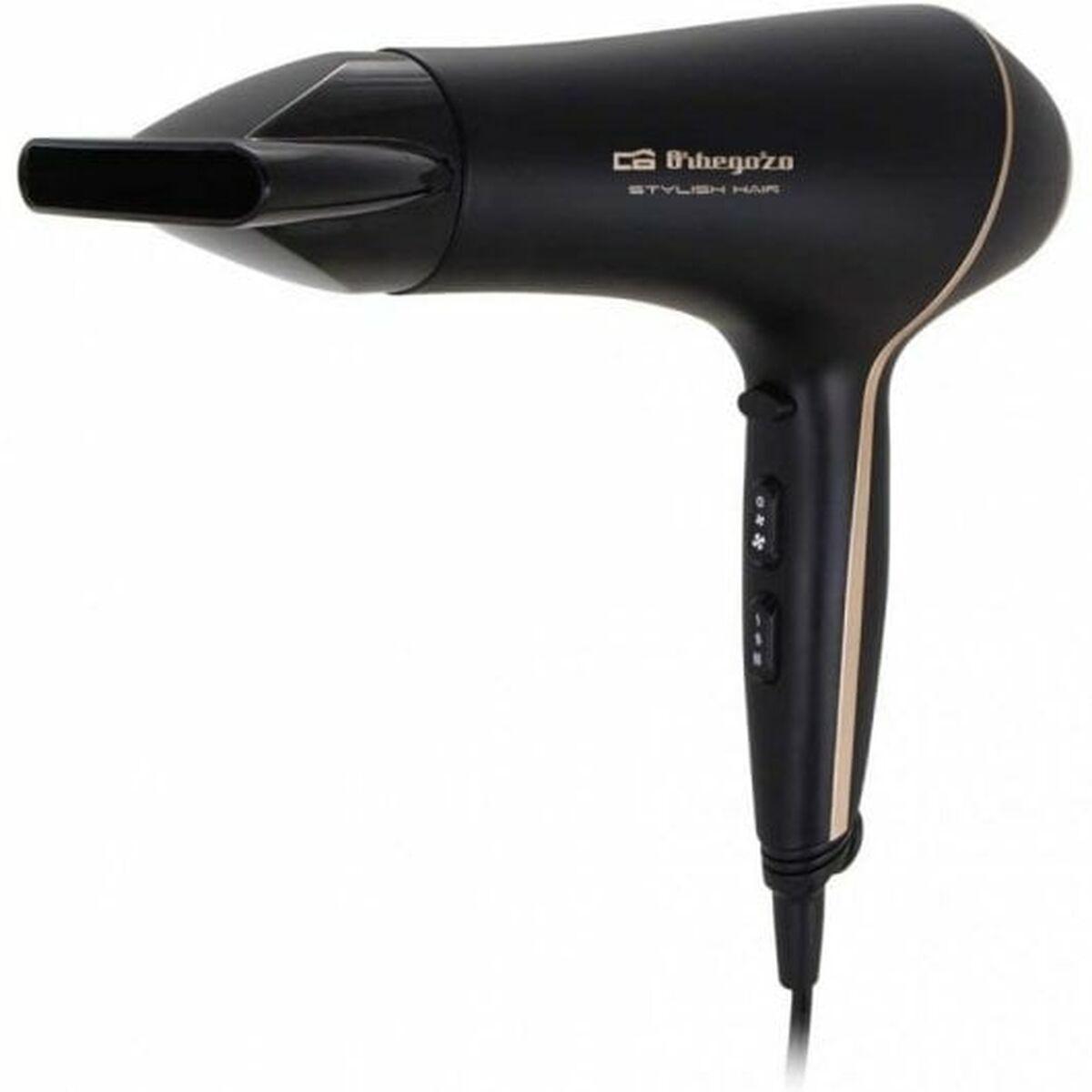 Orbegozo SE-2065 hårtørrer - sort/kobber, 2000 W