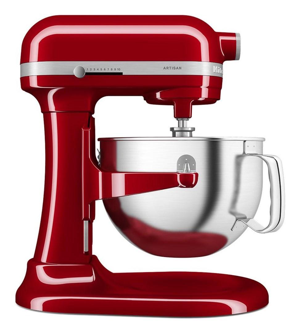 KitchenAid Artisan 5KSM60SPXEER røremaskine – 5,6 l, 375 W – rød/rustfrit stål