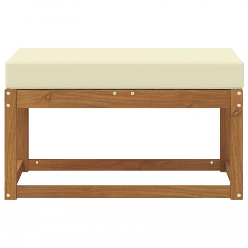 Bænk Naturlig og Fløde 79 x 43 x 37 cm Massivt Akacietræ