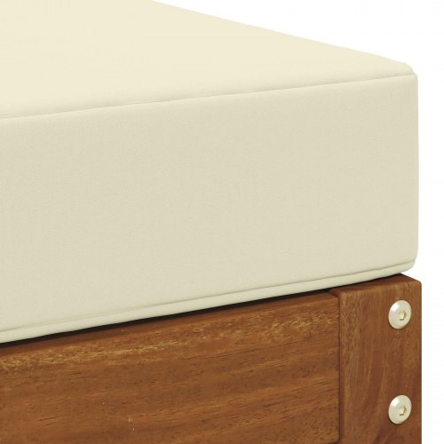 Bænk Naturlig og Fløde 79 x 43 x 37 cm Massivt Akacietræ