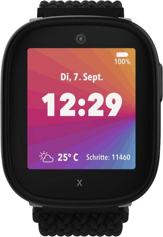 Xplora X6Play 2. gen eSIM 1,52" børne-smartwatch - 4G, Wi‑Fi, GPS - Sort billede