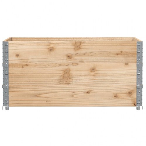 Plantekasse i massivt fyrretræ 120 x 80 x 60,5 cm
