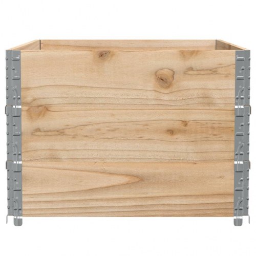 Plantekasse i massivt fyrretræ 120 x 80 x 60,5 cm