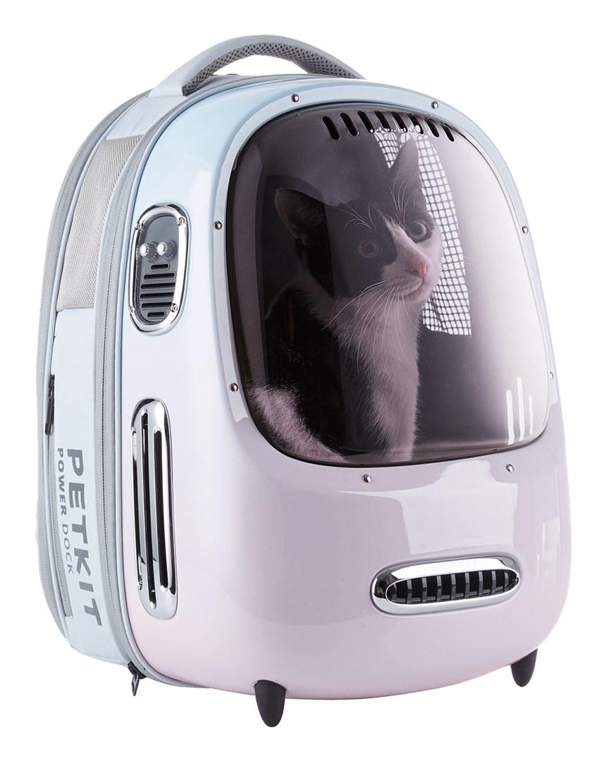 PETKIT Breezy 2 rygsæk-transporttaske til kæledyr - pink