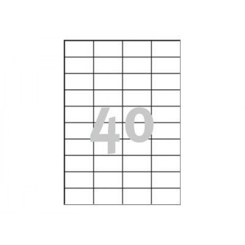 Avery Dennison universallabels - ANSI A Letter 216 × 279 mm, 200 ark, skinnende hvid