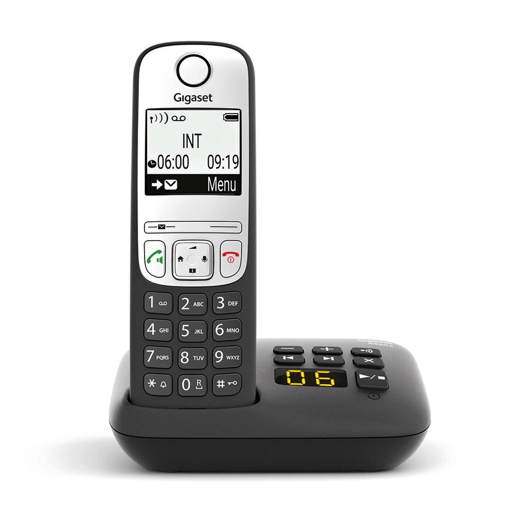 Gigaset A690A trådløs analog/DECT fastnettelefon – Sort billede